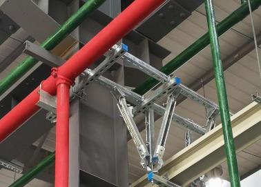 阿合奇该抗震支架的整体式支吊架结构协调性好